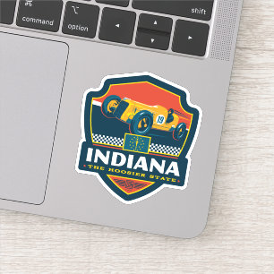 Sticker Fierté   Indiana d'état