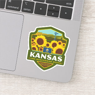 Sticker Fierté   le Kansas d'état