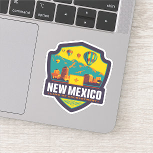 Sticker Fierté Nouveau Mexique d'état