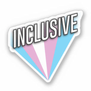 Sticker Fierté Trans - Inclusif