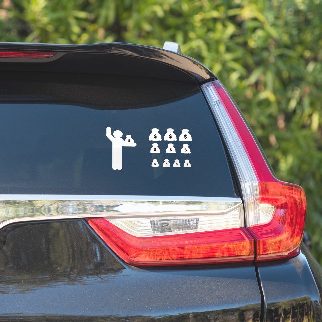 Sticker Figure $ (Côté voiture)