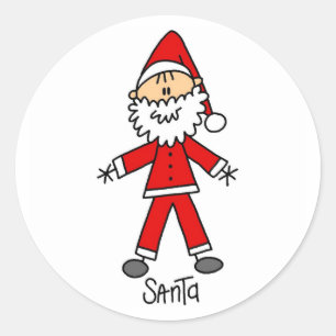 Sticker Figure Stick du Père Noël