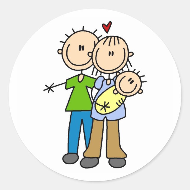 Sticker Figure Sticker pour bébé nouveau-né (Devant)