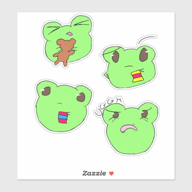 Sticker Filbert and his many expressions  (Feuille)