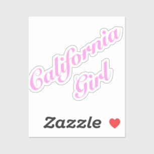 Sticker Fille de Californie