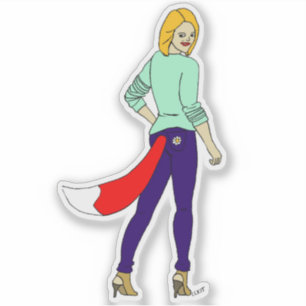 Sticker fille foy