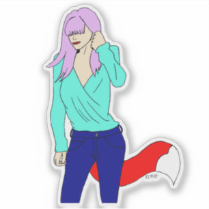 Sticker fille foy