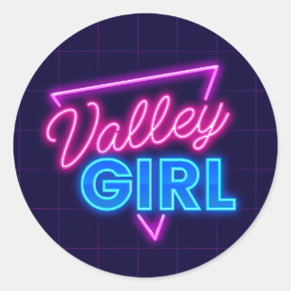 Sticker fille Neon Valley