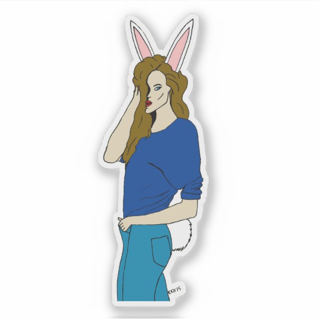 Sticker fillette (Devant)