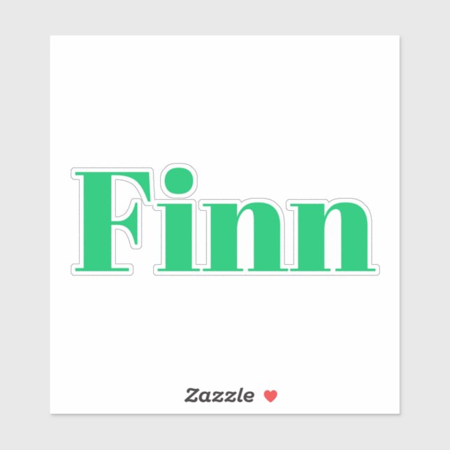 Sticker Finn (Feuille)
