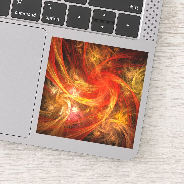 Sticker Firestorm Nova Art Abstrait (Détail)