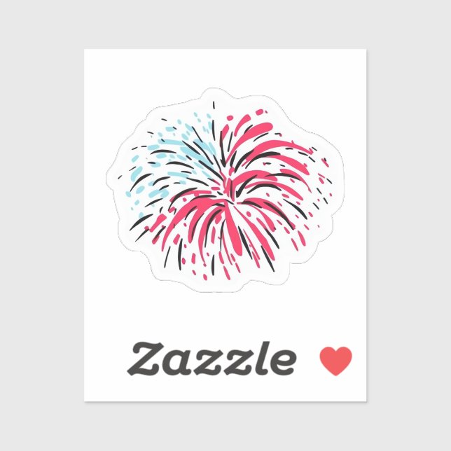 Sticker Firework Classic (Feuille)