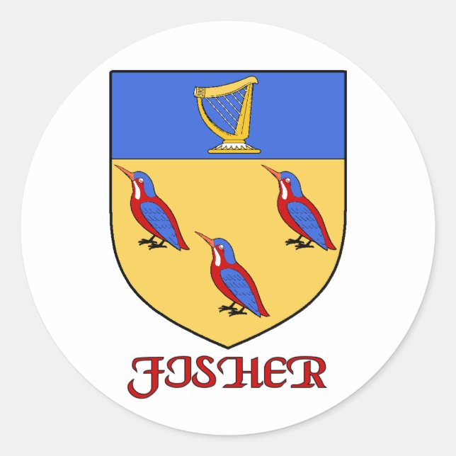 Sticker Fisher Family Shield (Devant)