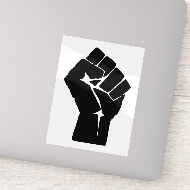 Sticker Fist, Rebel, Riot, Resistance, Communist Style (Détail)