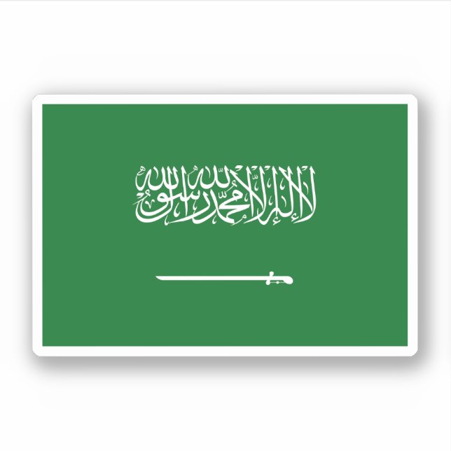 Sticker Flag d'Arabie saoudite (Devant)