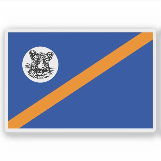 Sticker Flag of Bophuthatswana, Republic of South Africa (Devant)