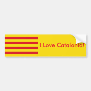Sticker Flag of Catalonia