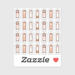 Sticker Flags for soft kawaii planner