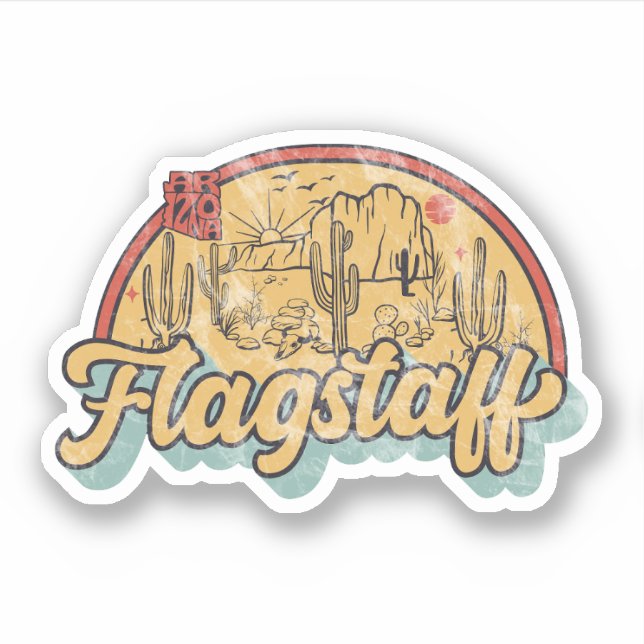 Sticker Flagstaff, Arizona (Devant)