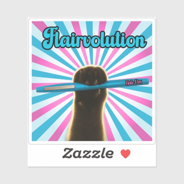 Sticker Flairvolution - Stic de l’enseignant révolutionnai (Feuille)