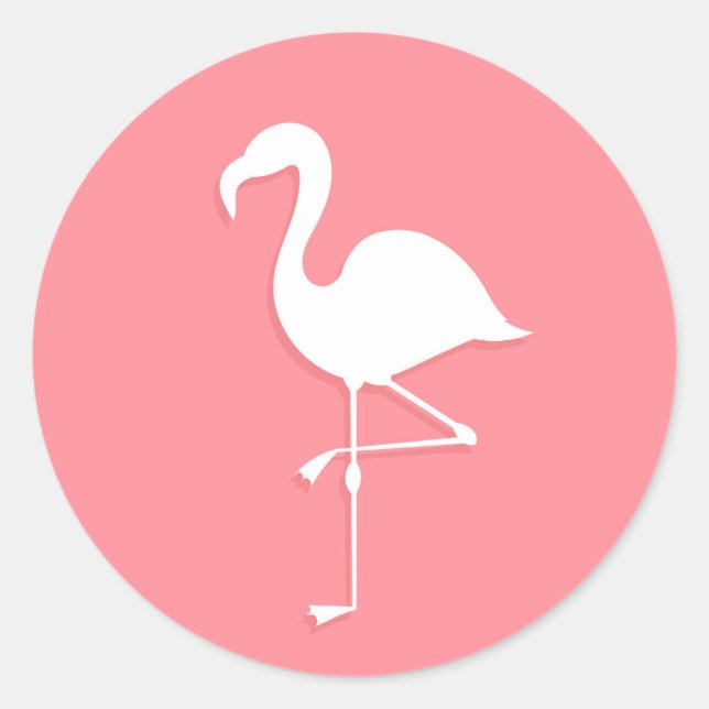 Sticker Flamant rose (Devant)