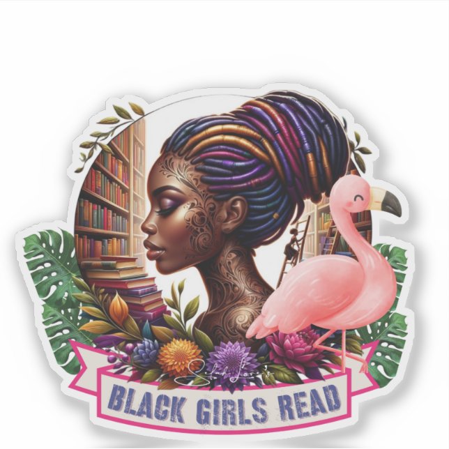 Sticker Flamant rose BGR Floride | Vinyl Die-Cut (Devant)