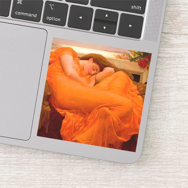 Sticker Flaming juin 1895 par Lord Frederic Leighton (Détail)