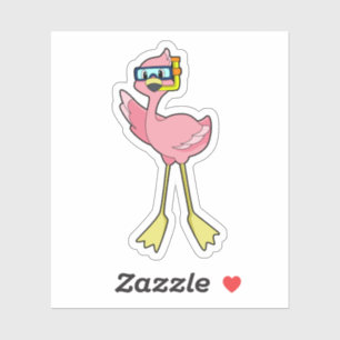 Sticker Flamingo