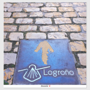 Sticker Flèche jaune