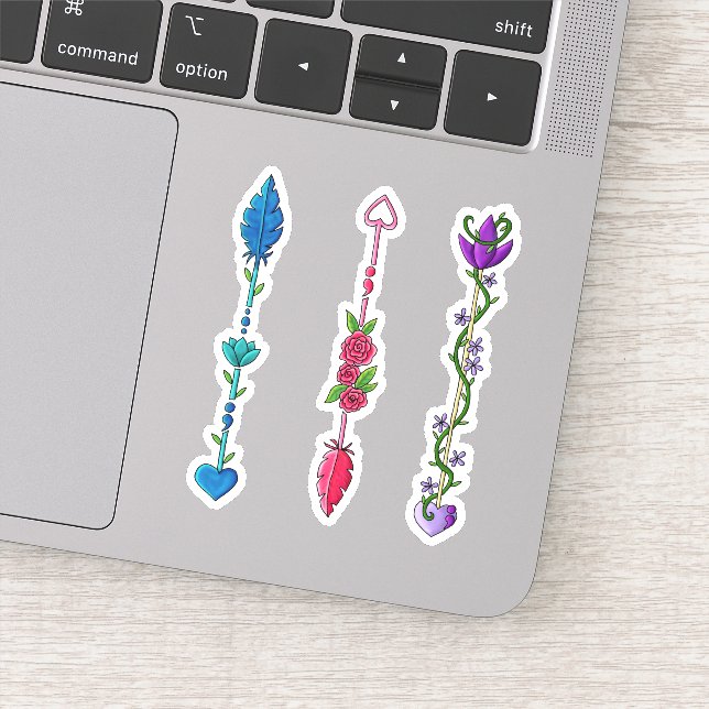 Sticker Flèches semi-à-cône (Détail)