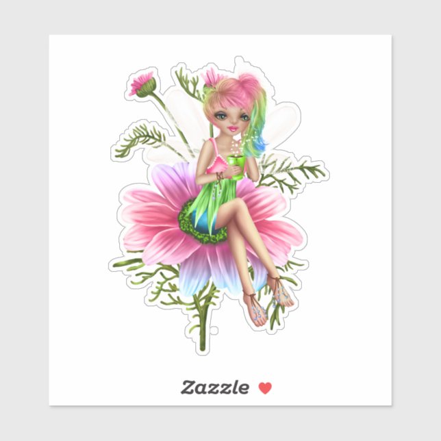 Sticker Fleur (Feuille)