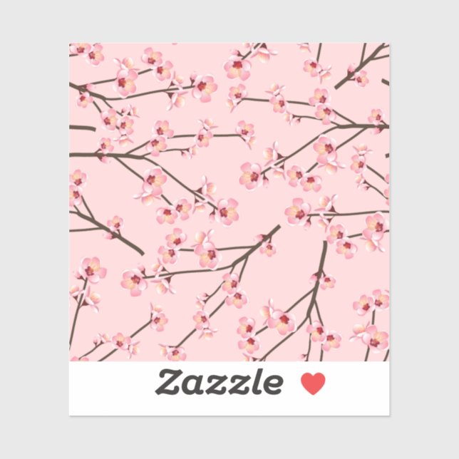 Sticker Fleur de cerise (Feuille)