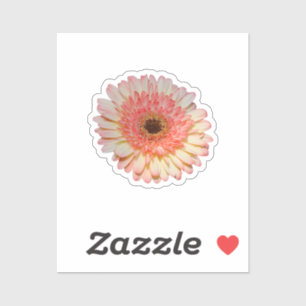 Sticker Fleur de germe rose simple
