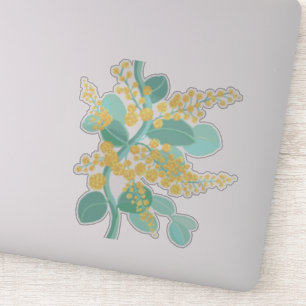 Sticker Fleur de hochet d'or australien