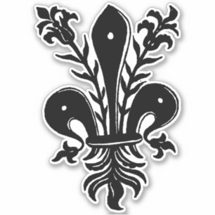 Sticker Fleur de Lis