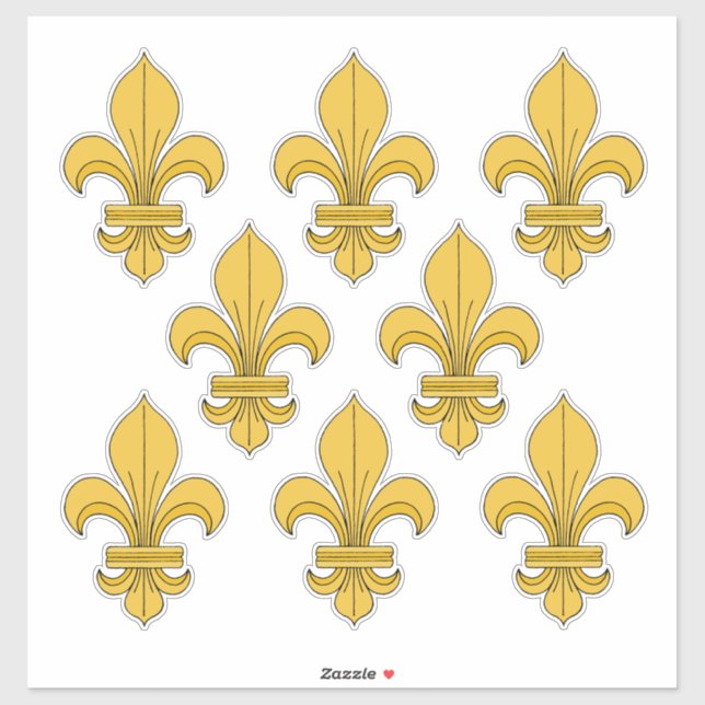 Sticker Fleur de lis (Feuille)