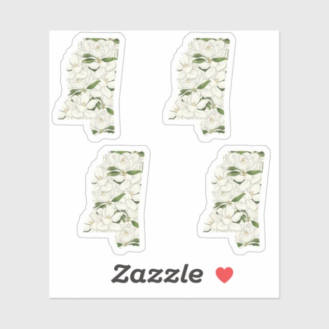Sticker Fleur du Mississippi (Feuille)