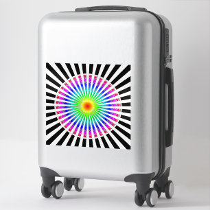 Sticker Fleur hypnotique