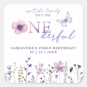 Sticker Fleur sauvage d'aquarelle