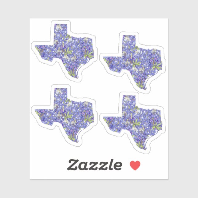 Sticker Fleur Texas (Feuille)
