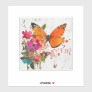 Sticker Fleurs de printemps, 2025,