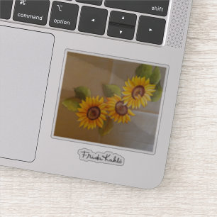 Sticker Fleurs de soleil peintes par Frida Kahlo