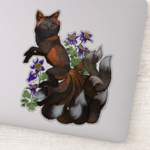 Sticker Fleurs Kistune et Columbine