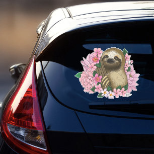 Sticker Fleurs roses parentes