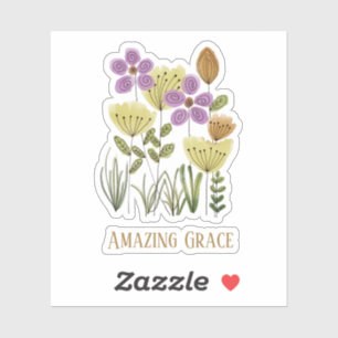 Sticker Fleurs sauvages de grâce Extraordinaires