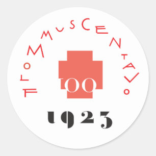 Sticker FLOMMus CENTAVo 100e ANNIVERsario