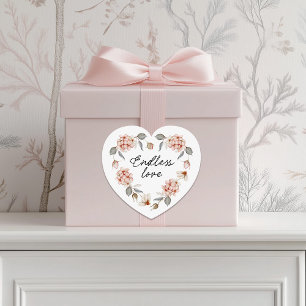 Sticker Floral Heart Valentine's Day