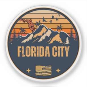 Sticker Florida City, Floride