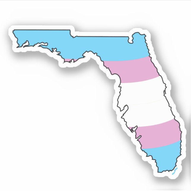 Sticker Floride Trans Pride (Devant)