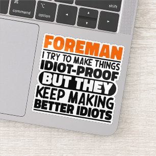 Sticker Floriste J'Essaie De Faire Des Choses Drôle Dit Fl